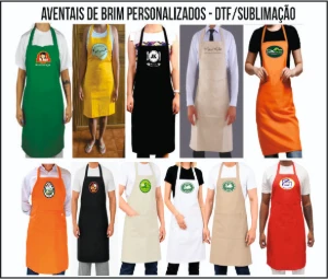 Aventais Personalizados A Pedido Do Cliente - Artesanato e Personalizados