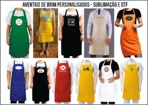 Aventais Personalizados A Pedido Do Cliente