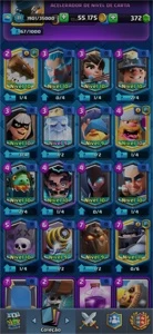 Clash Royale conta lvl 11 + 16 lendárias  4132 troféus
