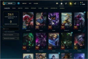 Conta unranked com 72 champs e 29 skins - League of Legends LOL