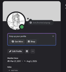 Conta Discord Março 2017 - Redes Sociais