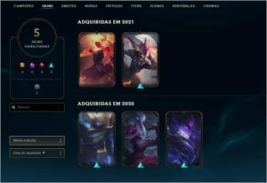 Conta de League of legends diamante 3 smurf LOL