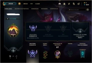Conta de League of legends diamante 3 smurf LOL