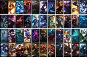 Conta prata 4 com TODOS os champs e 331 Skins + 7 Vitoriosas - League of Legends LOL