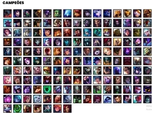 Conta prata 4 com TODOS os champs e 331 Skins + 7 Vitoriosas - League of Legends LOL