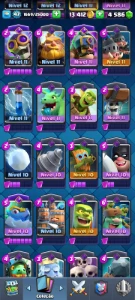 Conta Top 10 Evoluções + 3 Cartas Elites [4586 Gemas] - Clash Royale