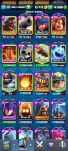 Conta Top 10 Evoluções + 3 Cartas Elites [4586 Gemas] - Clash Royale