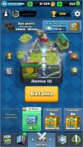 Conta Clash Royale nv 10