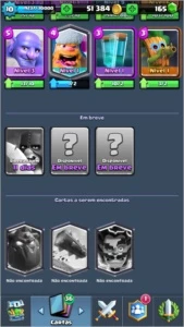 Conta Clash Royale nv 10
