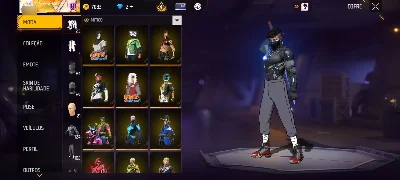 Conta prime 4: 100+ peitas,100+ calças - Free Fire