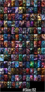 Acc Platina 3, 153 skins - League of Legends LOL