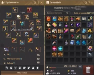 Conta 651 GS 4 TESOUROS(POTS, MAPA, BUSSOLA) BDO SA - Black Desert