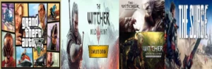 COMBO  5 EM 1 GTA V PREMIUM EDITION  THE WITCHER 1 2 e 3 COM - Steam