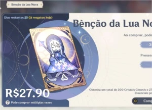 Conta Genshin DILUC + KOKOMI AR 37 + BENÇÃO - Genshin Impact