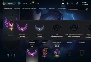 CONTA MESTRE - 164 SKINS - TODOS OS CAMPEÕES - League of Legends LOL