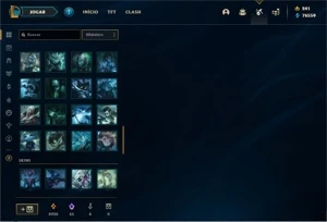 CONTA MESTRE - 164 SKINS - TODOS OS CAMPEÕES - League of Legends LOL