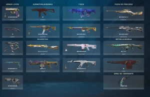 Conta Valorant com 37 Skins compradas + 7 Passes de Batalha