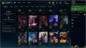 🤸🏼‍♂️smurf 68 com 50 campeões,12 skins,2 lendárias no loot - League of Legends LOL
