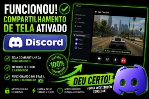 Metodo  Para Compartilhar Sua Tela No Discord!