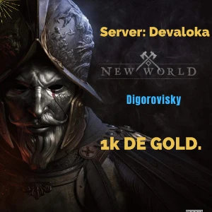 Gold New World - 1k de gold no server Devaloka!