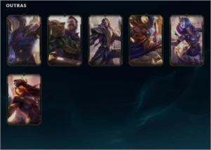 LVL 207 | 182 SKINS | 148 CAMPEÕES - League of Legends LOL