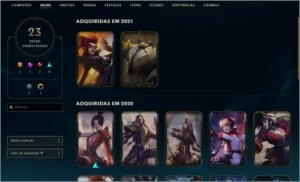Conta lol smurf 24 skins - League of Legends