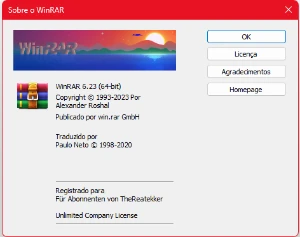 Licença original WinRar - Softwares and Licenses