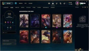 conta plat 4 - League of Legends LOL