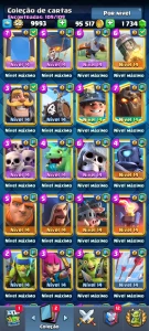 Conta Clash Royal nível 14, experiência nível 50 - Clash Royale