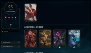 CONTA RARA LOL - League of Legends