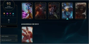CONTA RARA LOL - League of Legends