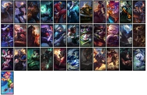 Conta prata 4 com 128 Champs e 112 Skins + 4 Vitoriosas - League of Legends LOL