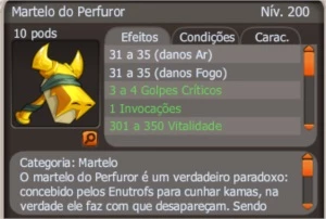 Martelo de perfuror (spiritia) - Dofus