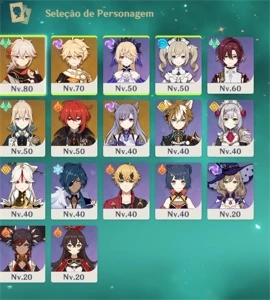 Kazuha/ Jean/ Keqing/ Diluc/ Heizou C2/ Nigguang C5 - AR43 - Genshin Impact