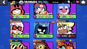 Conta brawl cheia de coisa - Brawl Stars
