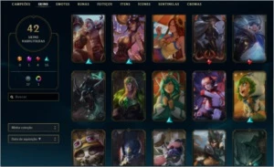 CONTA  MONO TOP GOLD 4 - League of Legends LOL