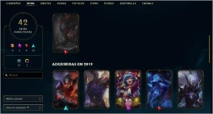 CONTA  MONO TOP GOLD 4 - League of Legends LOL