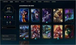 CONTA  MONO TOP GOLD 4 - League of Legends LOL