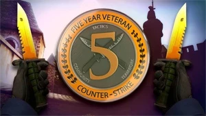 Conta Steam com CS:GO PRIME com medalha 5 anos de serviço - Counter Strike