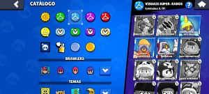 Conta brawl stars com 2 lendários e skins