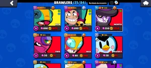 Conta brawl stars com 2 lendários e skins