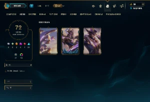 Esmeralda 4 com TODOS os Champs e 72 Skins (ADC / SUP / JG) - League of Legends LOL