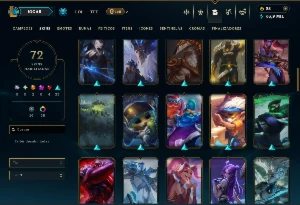 Esmeralda 4 com TODOS os Champs e 72 Skins (ADC / SUP / JG) - League of Legends LOL