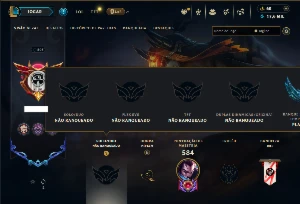 Unranked com TODOS os champs e 129 Skins ( MID / JG / ADC )