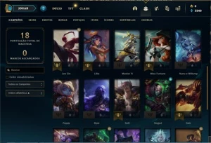 conta gold IV com 60% wr, ganhando 24pdl por partida - League of Legends LOL
