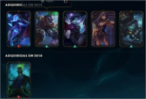 Vendo conta de League of Legends Nv.35 com 6 skins tops LOL