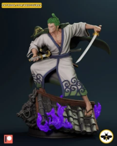 Roronoa Zoro (Wano) - One Piece Stl 3D - Outros