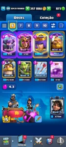 Conta de Clash Royale de 10k