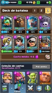 Conta Arena 10 C/7 Lendárias 6 no Level 2 CORRE Q TA BARATO - Clash Royale