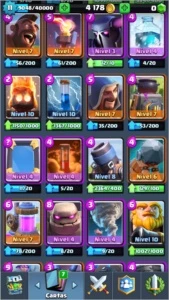 Conta Arena 10 C/7 Lendárias 6 no Level 2 CORRE Q TA BARATO - Clash Royale